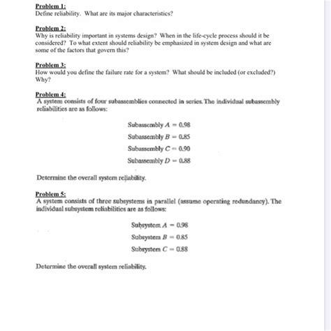 Reliability Problem 的图像结果