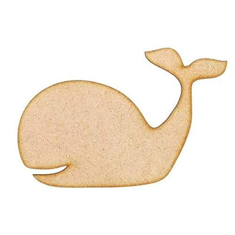 Wooden Cutouts & Shapes: Buy Pack of 10 Pcs DIY MDF Cutouts Fish or ...