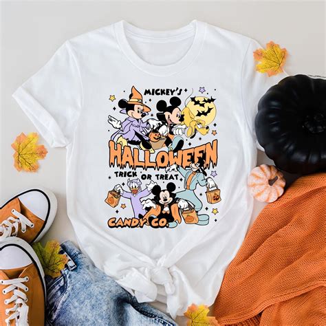 BandRole Disney Halloween Nightmare Shirt, Mickey Minnie Halloween ...