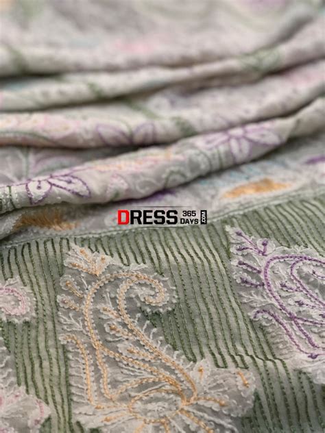Multicolour Lucknow Chikankari Lehenga Skirt – Dress365days