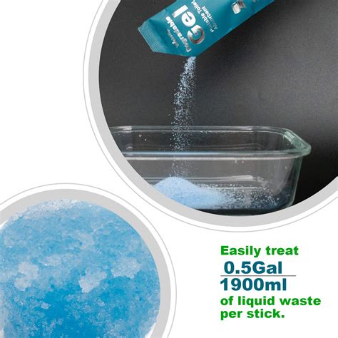 Webetop Degradable Gel Poo Powder RV Toilet Liquid Waste Treatment ...