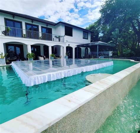 Dance Floor Pool Covers Rentals - Pool Covers Tampa- Plexy Glass Dance ...