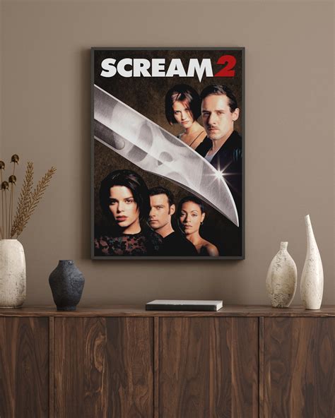 Scream Movie Poster Official Scream Movie Poster High Resolution ...