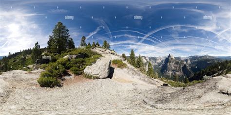 360° view of Half Dome, Yosemite National Park - Alamy