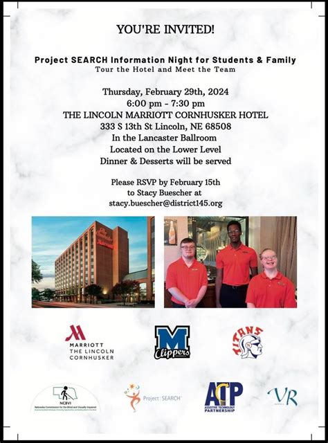 Information Night, Cornhusker Marriott Hotel, Lincoln, 29 February 2024 ...