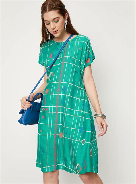 Buy Women Printed A-Line Dress Online at just Rs. 699.0 - 1000012394279 ...