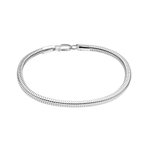 LeCalla - Buy 925 Sterling Silver Italian 0.3 CM Snake-Chain Bracelets ...