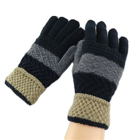 Buy Malvina® Men's and Women's Winter Wear Warm Knitted Woollen Hand ...