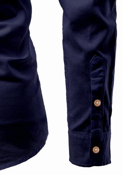 Mens Casual Slim Fit Full Sleeve Double Pocket Cotton Kurta – Vida Loca ...