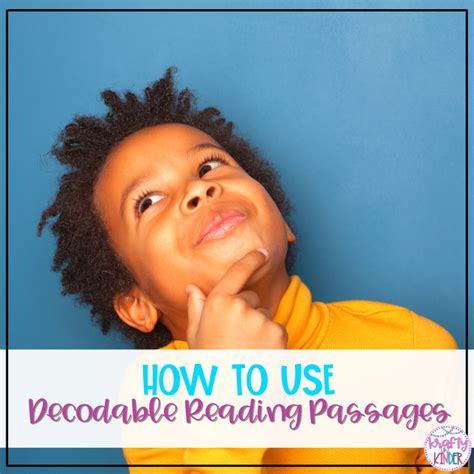 How To Use Decodable Reading Passages - Krafty in Kinder