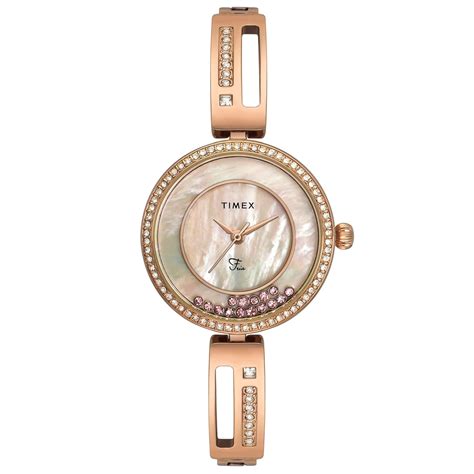 Buy TIMEX Fria Analog Watch for Women with Mother of Pearl Round Dial ...