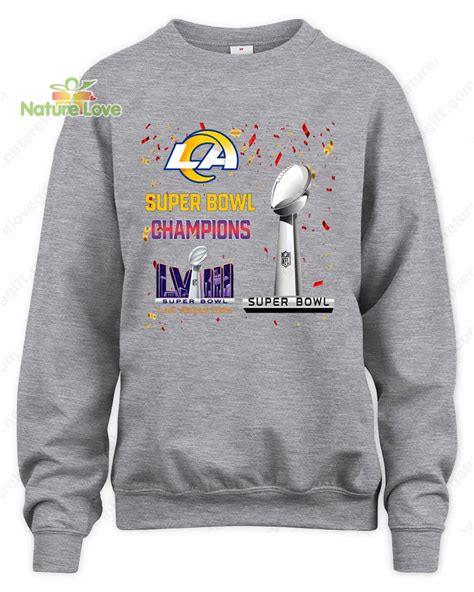 Los Angeles Rams Super Bowl LVIII 2024 Las Vegas Champions Shirt ...