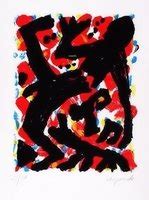 A.R. Penck Serigraph Print Ohne Titel For Sale I ARTEDIO