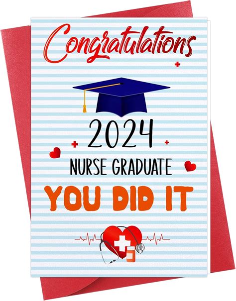 Amazon.com : WhatSign Nurse Graduation Cards 2024 Nursing School ...