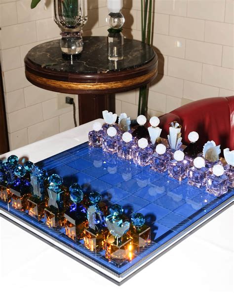 Reflections Copenhagen Crystal Chess Set | Neiman Marcus