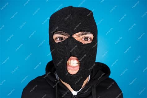 Black Man In Ski Mask