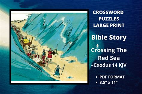 Bible Story:Exodus 14 -Crossword Puzzles Graphic by Smartkid Prints ...