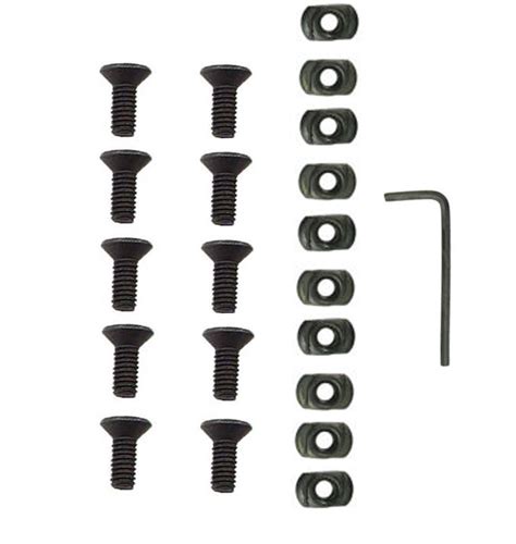 M-lok Screw & Nut Replacement Set For Handguard Rail Sections With ...