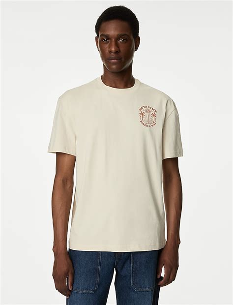 Buy South Beach Graphic T-Shirt at Marks & Spencer