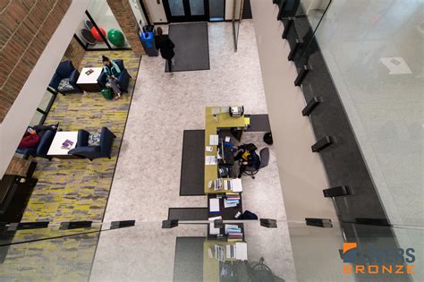 University of Michigal Rec Center Razor Railing System