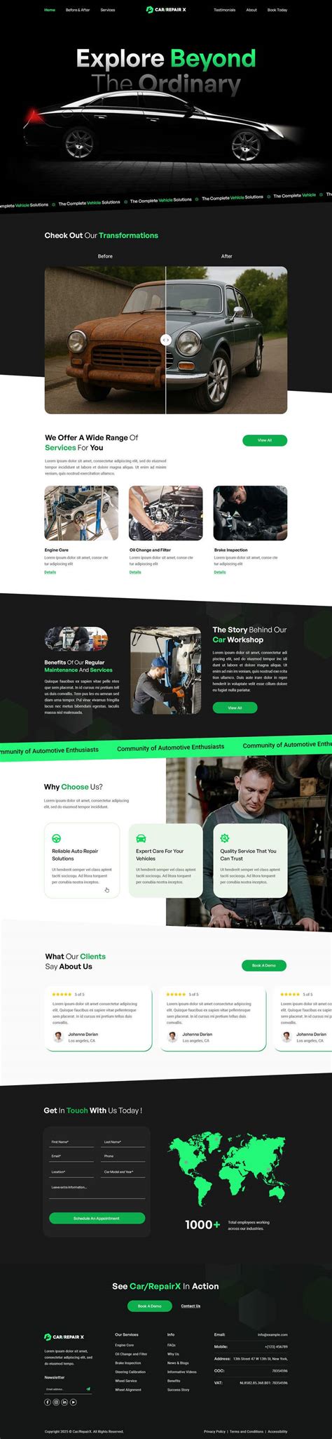 Automotive Before & After Webpage Design - 14/05/2025 12:49 EDT ...