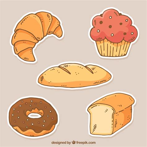 Croissant cartoon Images - Free Download on Freepik