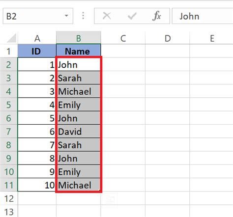 Excel Count Duplicates in Column 的图像结果