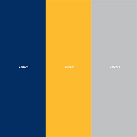 Indiana Pacers Colors | Color palette yellow, Color, Grey color palette