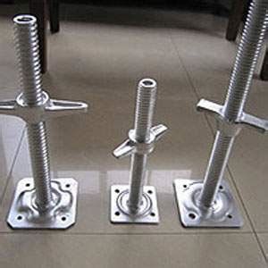Base Jack /Adjustable Base Jacks / Base Plate - All Scaffolding Rental