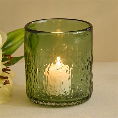 Buy Botanica Flufois Glass Votive Candle Holder from Home Centre at ...