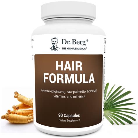 Dr. Berg Hair Formula - Hair, Skin, and Nails Vitamins With Biotin, 90 ...