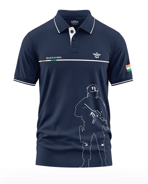 Believe In India Polo Collar T-Shirt – Warriorworld