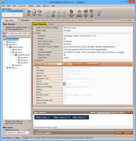 HTML Menu Tutorial 的图像结果