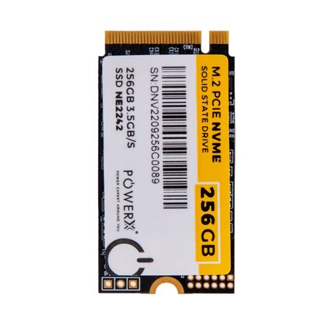 POWERX 256GB M.2 NVMe 2242 SSD - NE2242