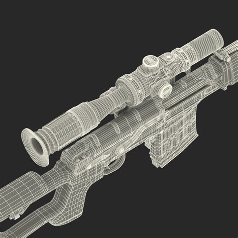 Russian SVD Rifle Wooden Handguard 3D model | 3D Molier International