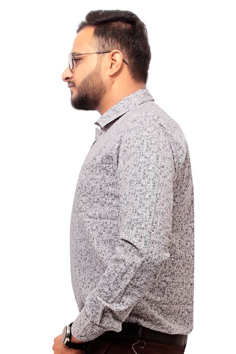 Raymond Men Slim Fit Printed Formal Shirt-MFSHIRTR-0038 – Mansfab