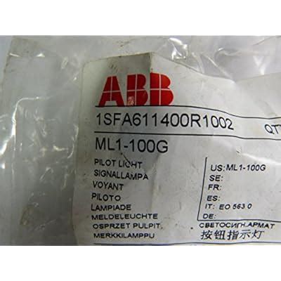 Buy Asea Brown Boveri ML1-100G Pilot Light Actuator Head Green Online ...