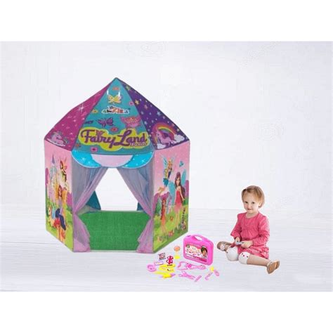 Buy Combo of 2 Tent Castle Play House with Doctor Set Briefcase (1-7 ...