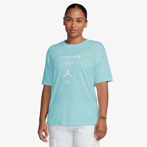 JORDAN | GIRLFRIEND T-SHIRT { LIGHT DEW/WHITE – Superkicks