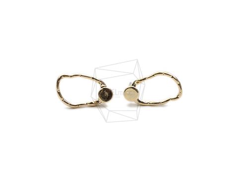 ERG-2248-G【2個入り】ラウンドピアス,Round Post Earring/10.8mm X 18.6mm | jewelmecca