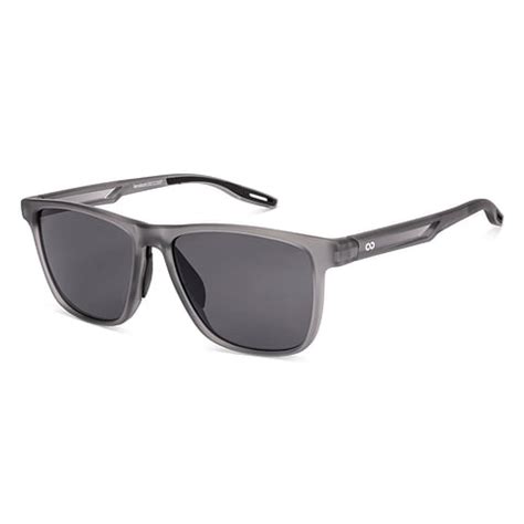 Grey Matte Grey Full Rim Square Lenskart Boost Lenskart Sports LKB ...