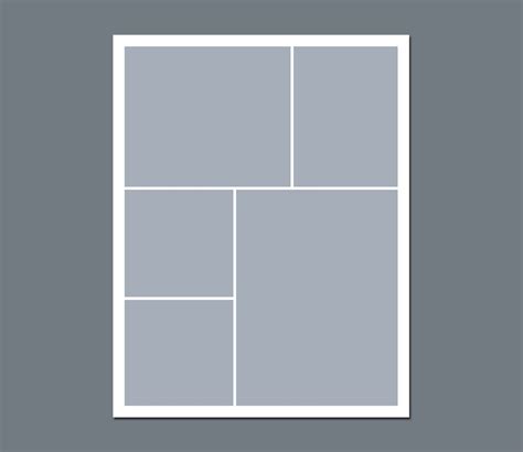 Digital Collage Templates 18 COLLAGE TEMPLATE PACK FOR ADOBE PHOTOSHOP