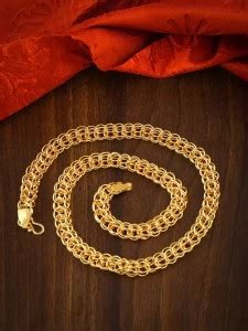 VAMIBHALAMI 1 gram High Quality Indian Polished Gold Plated GoldChain ...