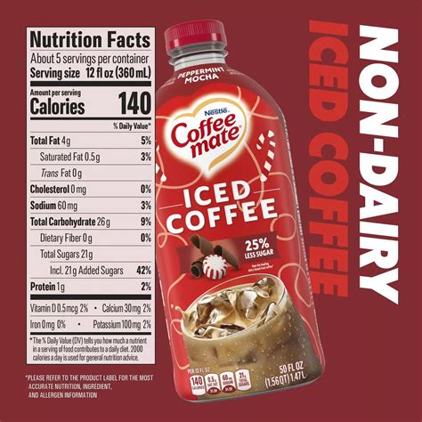 Nestle Coffee Mate Iced Coffee - Peppermint Mocha - Shop Coffee at H-E-B