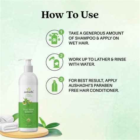 Aushadhi Herbal Shampoo (Tulsi, Heena, Aloevera)