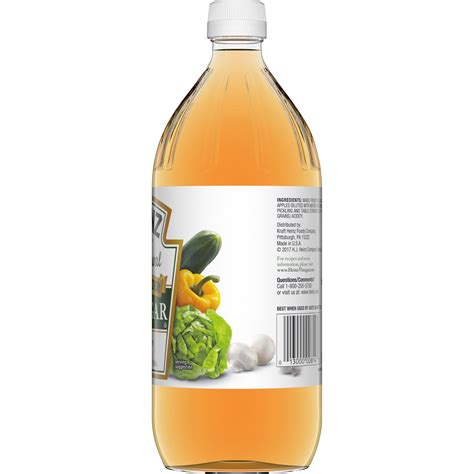 Buy Heinz All Natural Apple Cider Vinegar with 5% Acidity , 32 fl oz ...