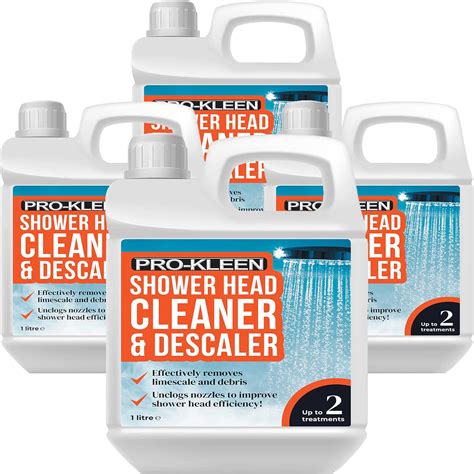 Pro-Kleen Shower Head Cleaner & Descaler - Deeply Cleans to Remove Dirt ...