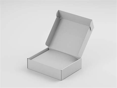 Mailer Box Mockup Set (4 PSDs)
