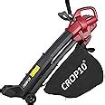 Crop10 4 in 1 Electric Leaf Blower Vacuum & Shredder Mulcher with Rake ...