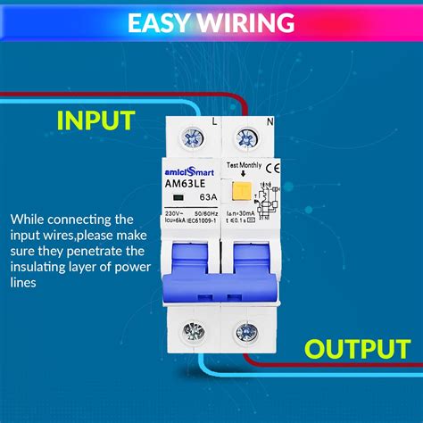 63A RCBO Circuit Breaker | MCB + RCCB 3-in-1 | amiciKart